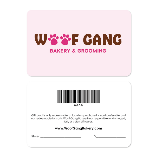 Woof Gang Bakery & Grooming Gift Cards